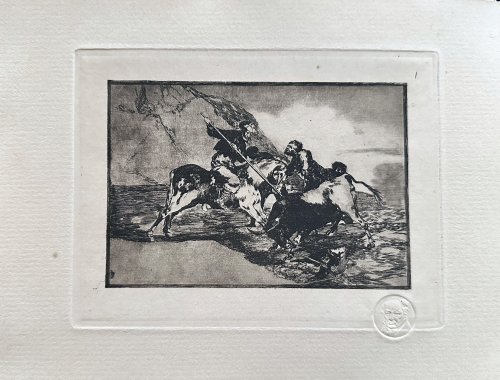 La Tauromaquia - Francisco de Goya y Lucientes, portfolio with 33 etchings